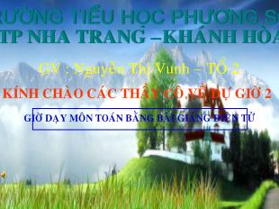 Bài giảng Toán 52-28_ Nguyễn Thị Vunh