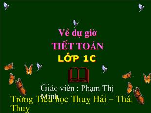 Bài giảng Toán: Luyện tập_ Phạm Thị Minh