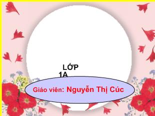 Bài giảng TOÁN: Số 0 trong phép cộng_ Nguyễn Thị Cúc