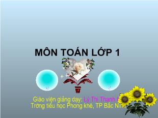 Bài giảng Toán Tiết 92: Luyện tập chung_ Lý Thị Thanh Hà