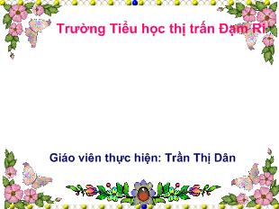 Đạo đức - Bài: Giữ gìn trường lớp sạch đẹp (tiết1)