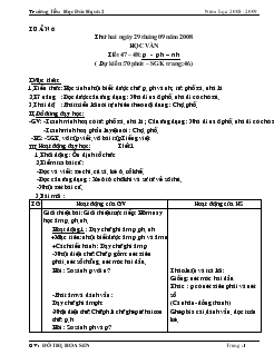 Giáo án Lớp 1 tuần 6_ Trường tiểu học Đức Hạnh 2