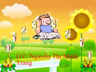 Toán - Phép trừ trong phạm vi 8