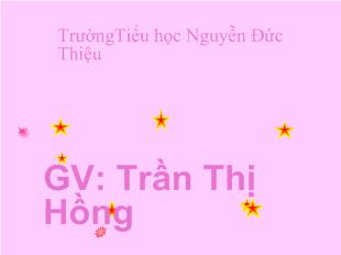 Tự nhiên và xã hội - Bài 16: Hoạt động ở lớp