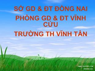 Tự nhiên và xã hội - Bài: Trời nắng trời mưa