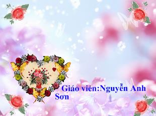 Tự nhiên và xã hội - Cây hoa