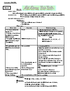 Bài giảng lớp 6 môn Số học - Tiết 35 - Bài 18: Bội chung nhỏ nhất