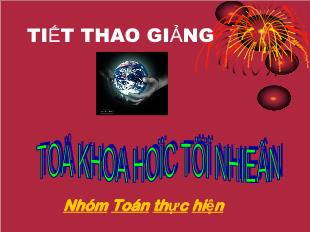 Bài giảng lớp 6 môn toán - Bài 18: Bội chung nhỏ nhất (tiết 1)