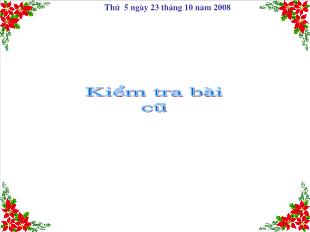 Bài giảng lớp 6 môn toán - Bài 8: Khi nào thì AM+MB = AB ?