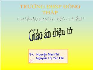 Bài giảng lớp 6 môn toán - Bài 9: Tam giác