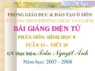 Bài giảng lớp 6 môn toán - Tiết 29 - Bài 3: Diện tích tam giác