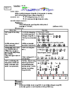 Bài giảng môn Đại lớp 6 - Tiết 77 - Luyện tập