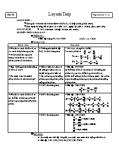 Bài giảng môn Đại lớp 6 - Tiết 91 - Luyện tập