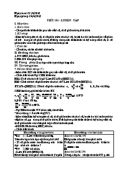 Bài giảng môn Đại số lớp 6 - Tiết 101 - Luyện tập