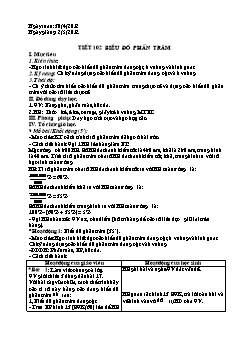 Bài giảng môn Đại số lớp 6 - Tiết 102: Biểu đồ phần trăm