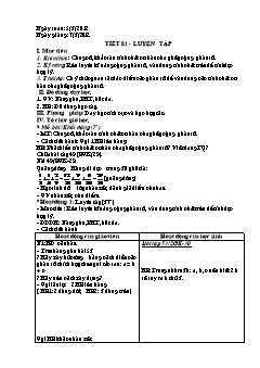 Bài giảng môn Đại số lớp 6 - Tiết 81 - Luyện tập