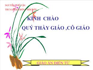 Bài giảng môn Hình học lớp 7 - Bài 2: Hai tam giác bằng nhau