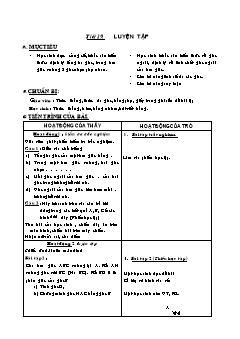 Bài giảng môn Hình học lớp 7 - Tiết 19: Luyện tập (tiếp)