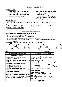 Bài giảng môn Hình học lớp 7 - Tiết 23: Luyện tập 1 (tiếp)