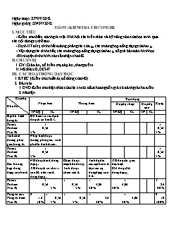 Bài giảng môn Hình học lớp 8 - Tiết 55 : Kiểm tra chương III