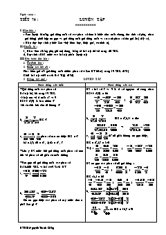 Bài giảng môn Số học lớp 6 - Tiết 76 : Luyện tập (tiếp)