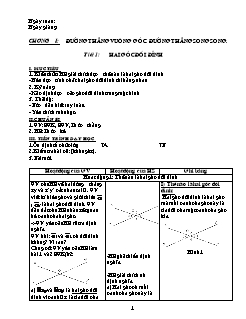 Bài giảng môn Toán lớp 7 - Tiết 1: Hai góc đối đỉnh (tiếp theo)