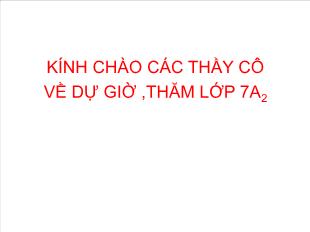 Bài giảng môn toán lớp 7 - Tiết 17: Bài 1: Tổng ba góc của một tam giác (tiếp theo)