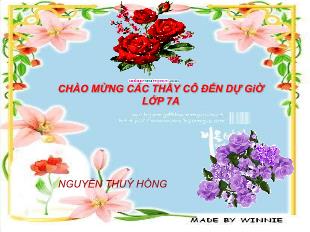 Bài giảng môn toán lớp 7 - Tiết 17: Tổng ba góc của một tam giác (tiết 6)