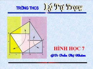 Bài giảng môn toán lớp 7 - Tiết 20 - Bài 2: Hai tam giác bằng nhau (tiết 6)