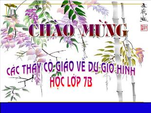 Bài giảng môn toán lớp 7 - Tiết 21: Trường hợp bằng nhau thứ hai của tam giác cạnh - Góc - cạnh (c.g.c)