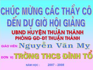 Bài giảng môn toán lớp 7 - Tiết 3: Hai đường thẳng vuông góc