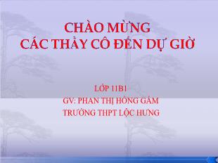 Bài giảng môn Toán lớp 7 - Tiết 32 - Bài 3: Đường thẳng vuông góc với mặt phẳng