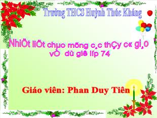 Bài giảng môn toán lớp 7 - Tiết 36: Tam giác cân