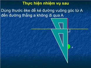 Bài giảng môn toán lớp 7 - Tính chất ba đường cao của tam giác