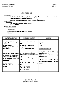 Bài giảng môn Toán lớp 7 - Tuần 8 - Tiết 15: Làm tròn số