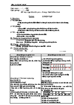 Bài giảng môn Đại số lớp 7 - Tiết 44: Luyện tập (Tiếp)