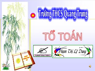 Bài giảng môn Hình học lớp 7 - Tiết 37 - Tuần 21: Định lý pitago