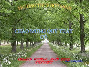 Bài giảng môn Toán lớp 7 - Bài 7: Định lý pytago (Tiếp theo)