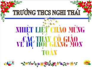 Bài giảng môn Toán lớp 7 - Tiết 31: Vị trí tương đối của hai đường tròn