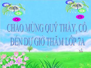 Bài giảng môn Toán lớp 7 - Tiết 59 - Bài 7: Đa thức một biến (Tiết 7)