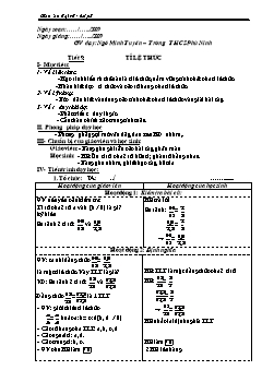 Bài giảng môn Toán lớp 7 - Tiết 9: Tỉ lệ thức (tiết 7)