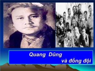 Bài giảng môn học Ngữ văn lớp 12 - Tiết 23, 24: Tây tiến - Quang Dũng (Tiết 4)