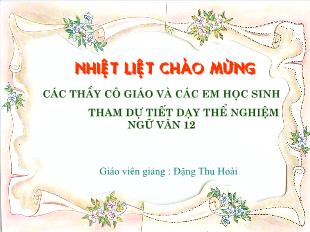 Bài giảng môn Ngữ văn 12: Đàn ghi ta của Lor- Ca (Thanh Thảo) (12)