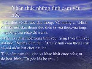 Bài giảng Ngữ văn lớp 12: Đất nước - Nguyễn Đình Thi (tiết 2)