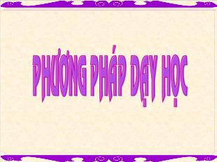 Phương pháp dạy học đọc hiểu