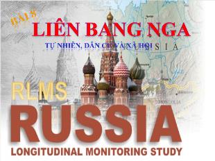 Bài giảng Địa lý - Liên bang Nga