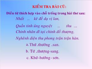 Bài giảng môn học Ngữ văn lớp 12 - Tuyên ngôn Độc lập - Hồ Chí Minh (Tiếp theo)