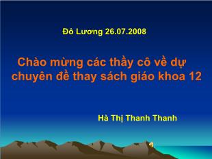 Bài giảng Ngữ văn 12: Cây đàn ghi ta của Lorca