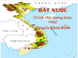 Bài giảng Ngữ văn 12: Đất nước (trích Mặt đường khát vọng) Nguyễn Khoa Điềm