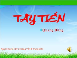 Bài giảng Ngữ văn 12: Tây tiến - Quang Dũng